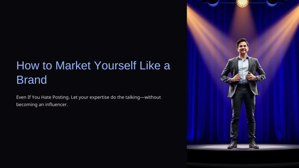 How to Market Yourself Like a Brand (Even If You Hate Posting)