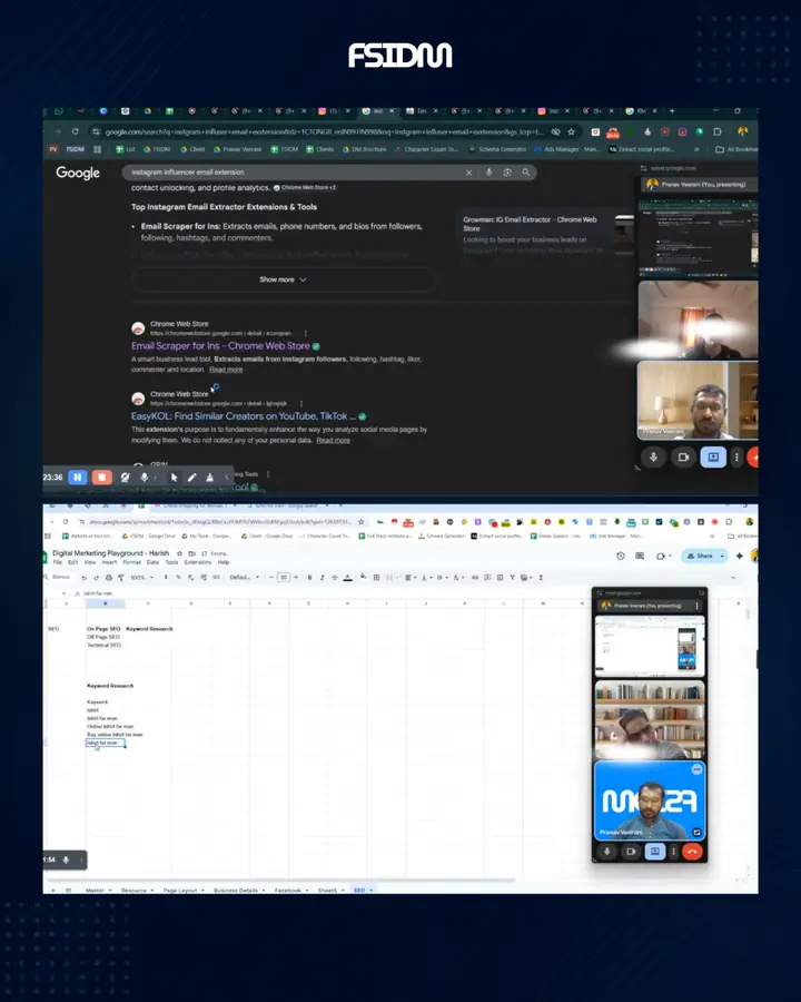 FSIDM one-on-one live session with Pranav Veerani